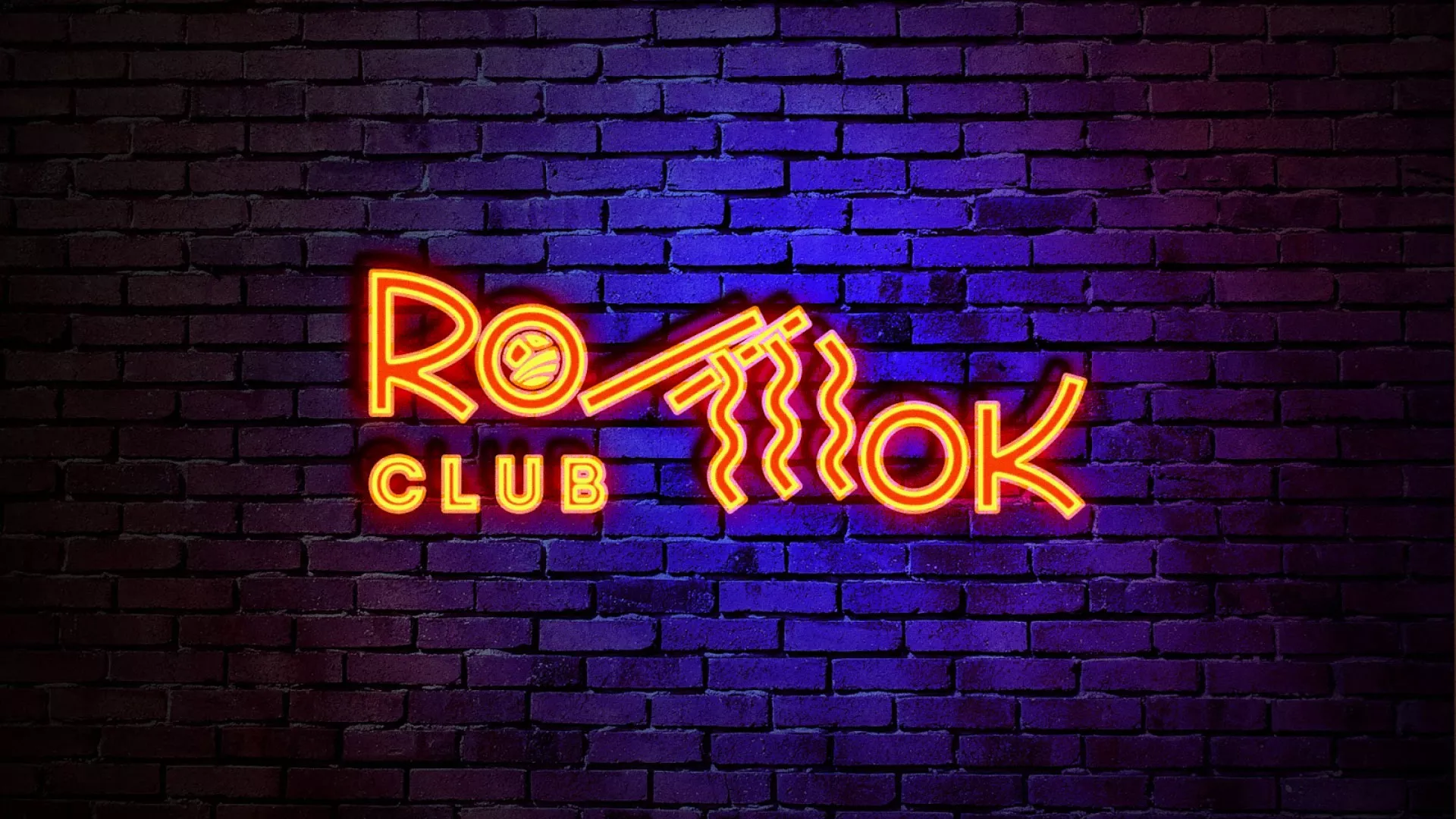 Разработка интерьерной вывески суши-бара «Roll Wok Club» в Киржаче