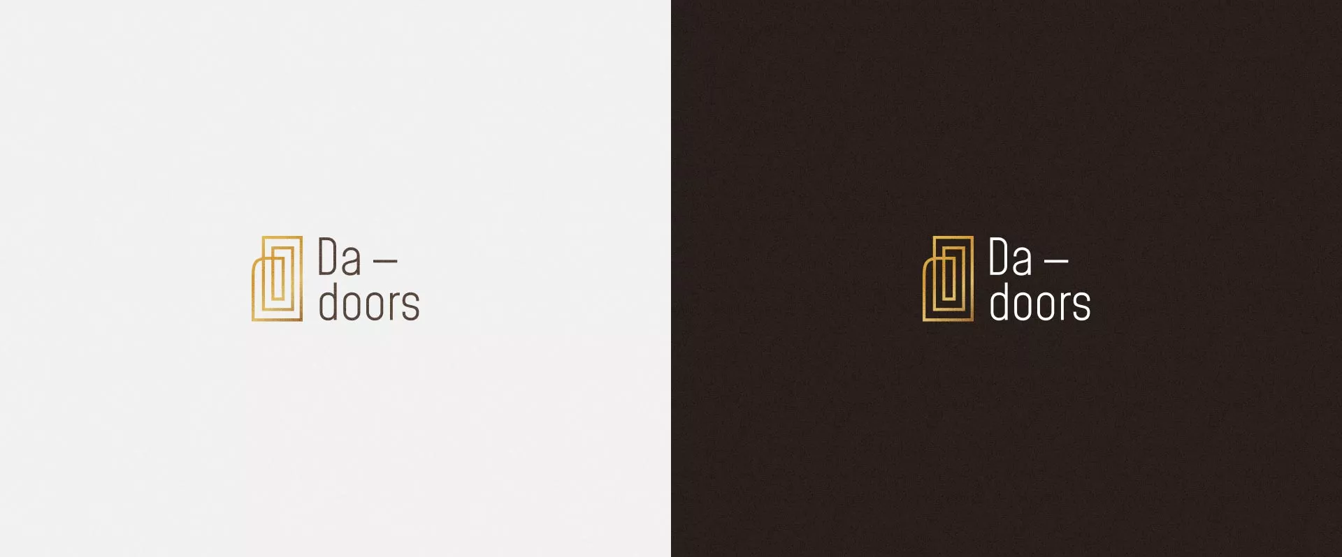 Разработка логотипа для компании «DA-DOORS» в Киржаче